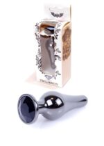 Plug-jewellery dark silver butt plug- black - obrazek 10