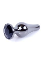 Plug-jewellery dark silver butt plug- black - obrazek 7