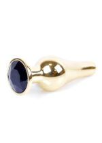 Plug-jewellery gold butt plug- black - obrazek 7