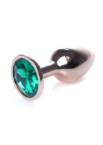 Plug-jewellery red gold plug- green - obrazek 2