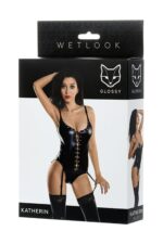 Glossy classic body katherin - black xl - obrazek 5