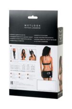 Wetlook shiny set brianna - black xl - obrazek 6