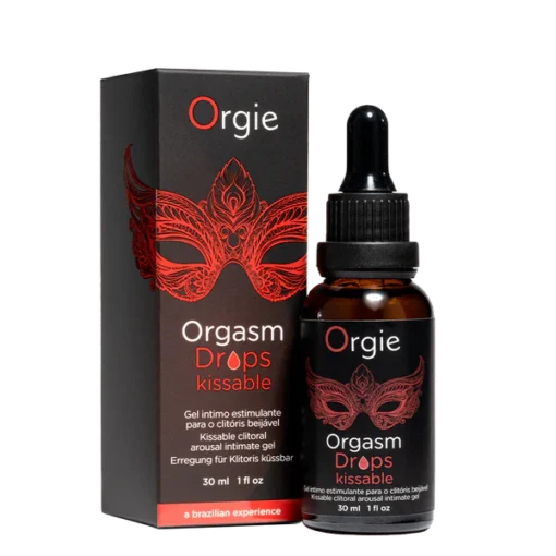 Żel Orgasm Drops Kissable - 30 ml – żel stymulujący do pocałunków (oral) - obrazek 1