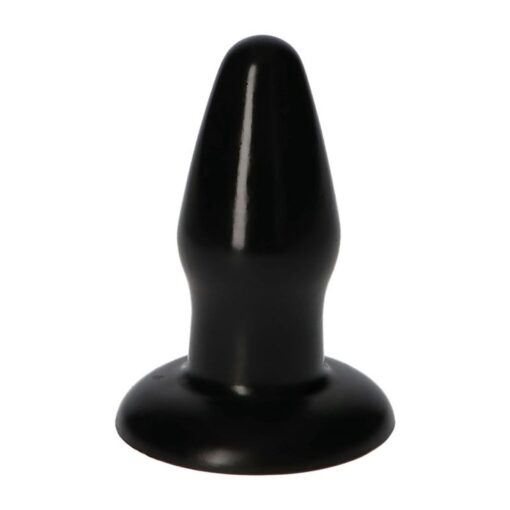 Korek analny Italian Cock 3,5" – czarny - obrazek 2