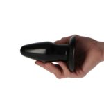 Korek analny Italian Cock 3,5" – czarny - obrazek 3