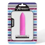X-Basic Bullet Long 10 Speeds Pink – klasyczny bullet z 10 trybami wibracji, kolor różowy - obrazek 2
