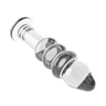 Dildo szklane – Glass Romance – przezroczyste – 5,5" - obrazek 3