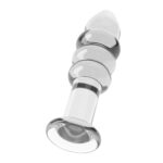 Dildo szklane – Glass Romance – przezroczyste – 5,5" - obrazek 5