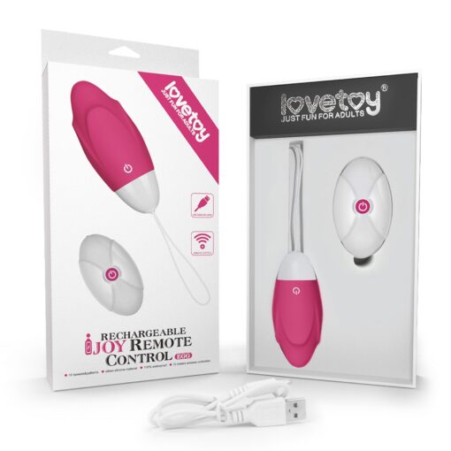Jajko wibrujące Ijoy – bezprzewodowe, ładowane USB, z pilotem - obrazek 2