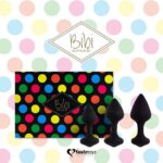 Zestaw korków analnych FeelzToys Bibi – 3 sztuki, czarne - obrazek 4
