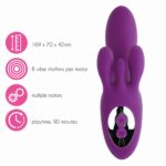 Wibrator FeelzToys Trivibe – punkt G, łechtaczka i wargi sromowe - obrazek 4