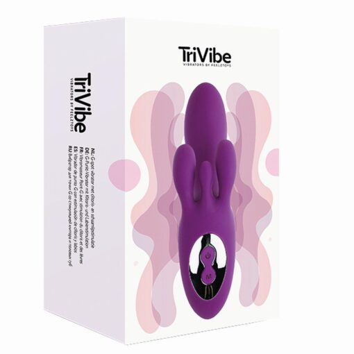 Wibrator FeelzToys Trivibe – punkt G, łechtaczka i wargi sromowe - obrazek 5