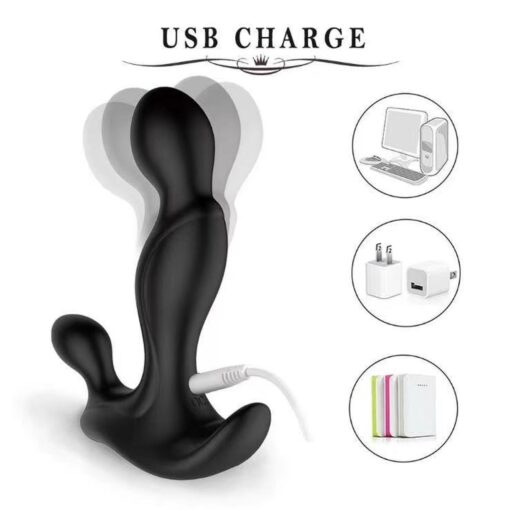 Prostate twister rechargeable prostate stimulator black - obrazek 4