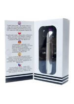 Stymulator – Ładowany pociskowy wibrator o dużej mocy, USB, 20 funkcji – srebrny - obrazek 6