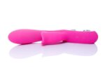 Wibrator – Daro, 12 funkcji, USB różowy – różowy wibrator ładowany USB z różnorodną stymulacją - obrazek 2