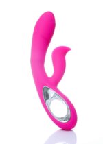 Wibrator – Daro, 12 funkcji, USB różowy – różowy wibrator ładowany USB z różnorodną stymulacją - obrazek 7