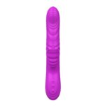 Angelia – fioletowy wibrator USB, 3 funkcje posuwania i 20 trybów wibracji - obrazek 5