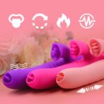 Angelia – fioletowy wibrator USB, 3 funkcje posuwania i 20 trybów wibracji - obrazek 10