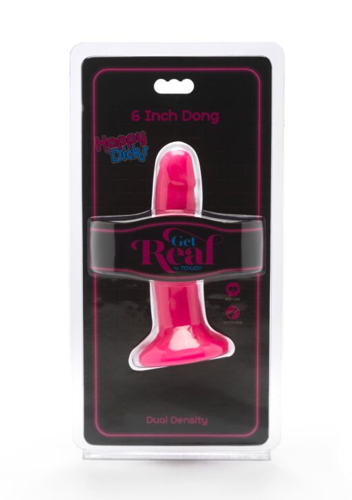 Happy dicks dong 6 inch pink - obrazek 2