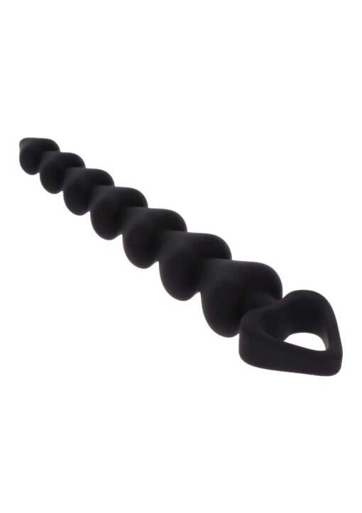 Heart beads black - obrazek 3