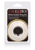 Rubber ring - 3 piece set white - obrazek 2