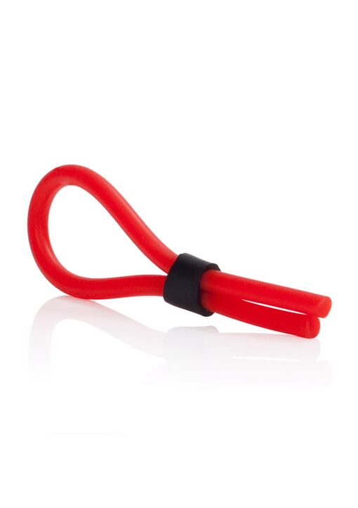 Silikonowy pierścień Lasso – czerwony - obrazek 3