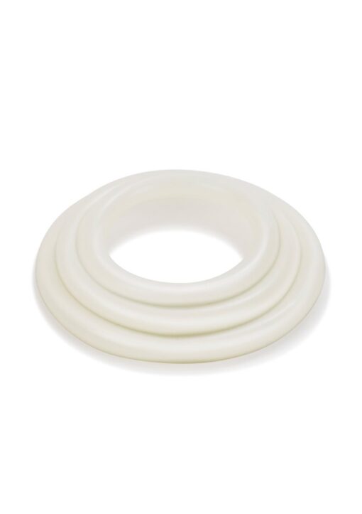 Tri-rings – białe – zestaw pierścieni - obrazek 3