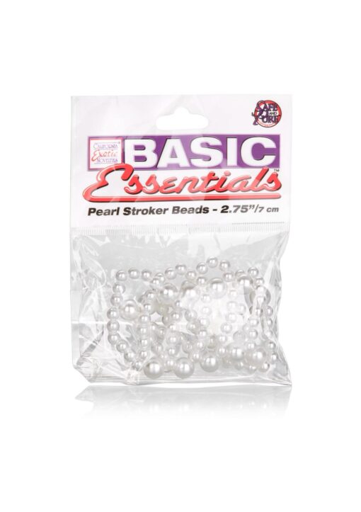Masturbator Pearl Stroker Beads – duży, przezroczysty - obrazek 2