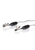 Vibrating nipple clamps black - obrazek 3