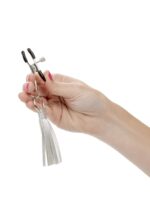Playful Tassels – klamerki na sutki z frędzlami – srebrne - obrazek 4