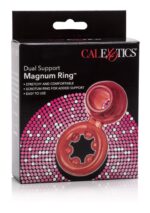 Dual Support Magnum Ring – czerwony pierścień erekcyjny - obrazek 2