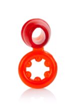 Dual Support Magnum Ring – czerwony pierścień erekcyjny - obrazek 4