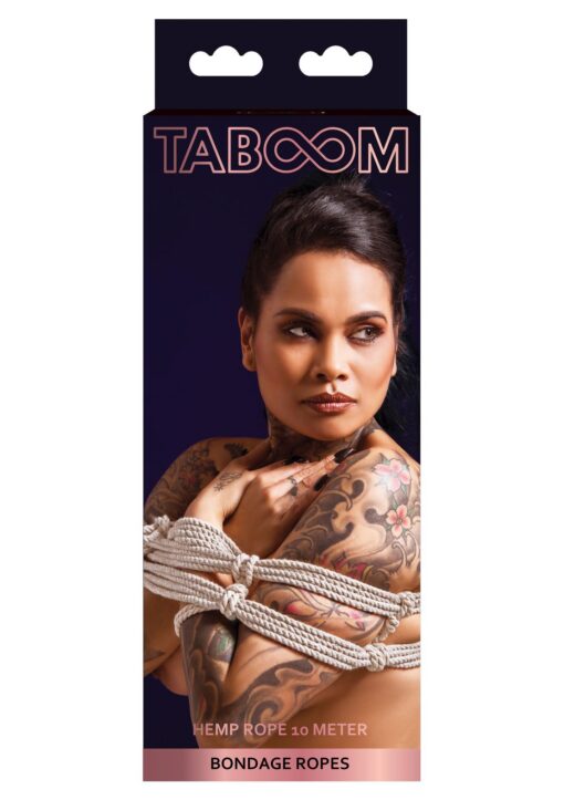 Hemp rope 10 meter 7 mm nude - obrazek 2