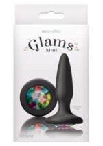 Glams Mini Rainbow – mały korek analny – kolorowy - obrazek 2