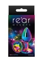Plug analny Rear Assets – rozmiar S, multikolor - obrazek 2