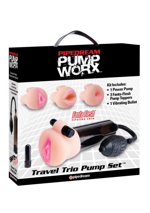 Travel trio pump set light skin tone - obrazek 2