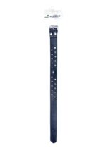 Obroża Fetish b - series – 3 cm, czerwona z kryształem - obrazek 3