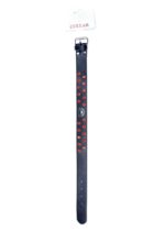 Obroża Fetish b - series – 3 cm, czerwona z kryształem - obrazek 4