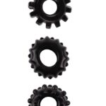 Zestaw 3 pierścieni erekcyjnych All Time Favorites – czarne