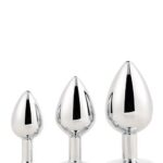 Dream Toys SILVER PLUG SET zestaw 3 korków analnych