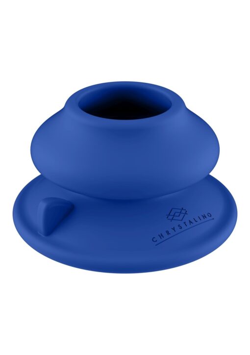 Chrystalino – silikonowa przyssawka – niebieska - obrazek 2