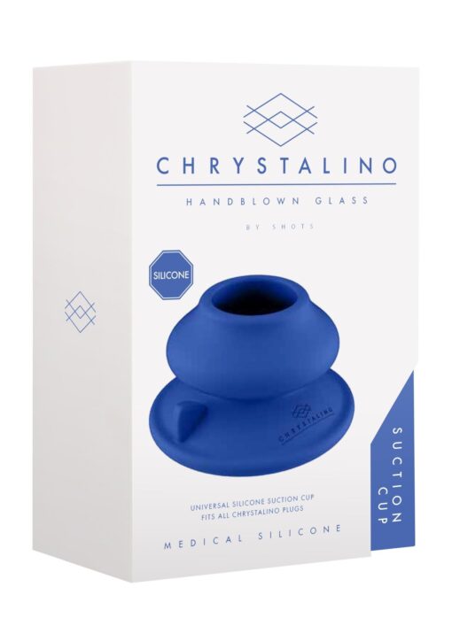 Chrystalino – silikonowa przyssawka – niebieska - obrazek 7