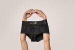 Bokserki strap-on z wibracją – XS/S - obrazek 16