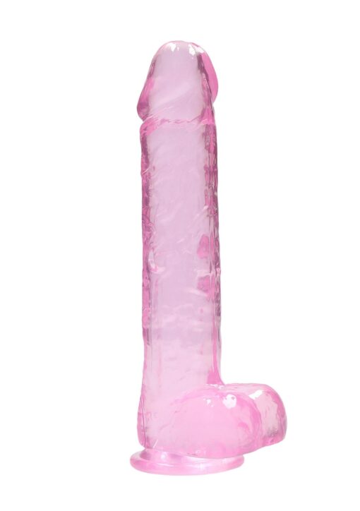 Dildo realistyczne z jądrami – 25,4 cm - obrazek 2