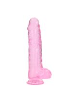 Dildo realistyczne z jądrami – 25,4 cm - obrazek 3