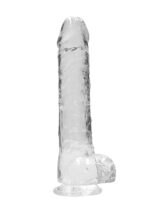Realistic dildo with balls - 10"/ 25,4 cm - obrazek 2
