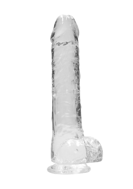Realistic dildo with balls - 10"/ 25,4 cm - obrazek 2