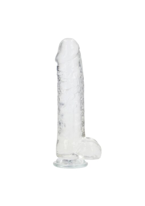 Realistic dildo with balls - 10"/ 25,4 cm - obrazek 4