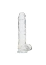 Realistic dildo with balls - 10"/ 25,4 cm - obrazek 5