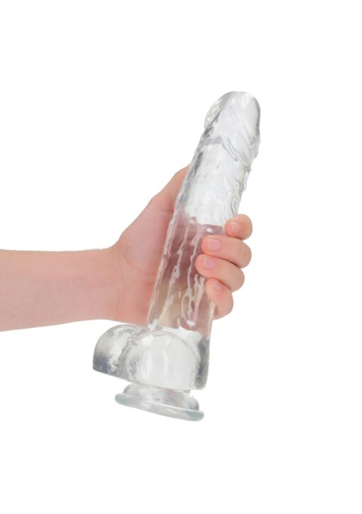 Realistic dildo with balls - 10"/ 25,4 cm - obrazek 6
